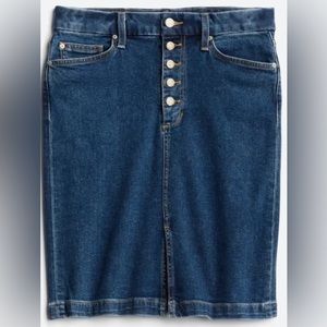 Joes Jeans Maria Button Fly Denim Pencil Skirt-Size 12